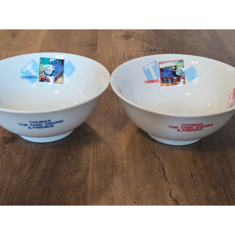 Thomas & Friends Set of 2 Ceramic Bowls Thomas Percy James Harold Bertie 6